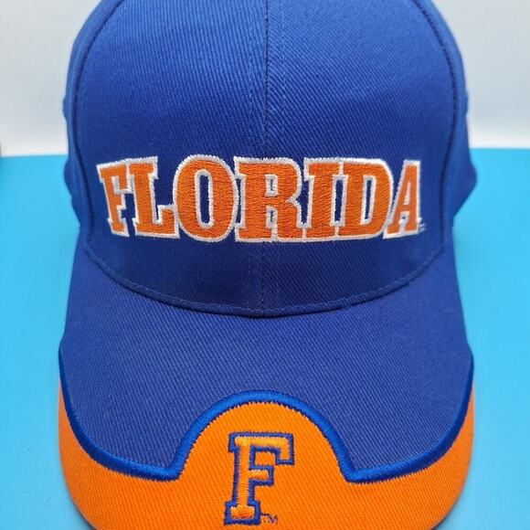 Florida Gators Embroidered Vintage Blue Orange Hat Cap Adjustable Cotton - Picture 2 of 7